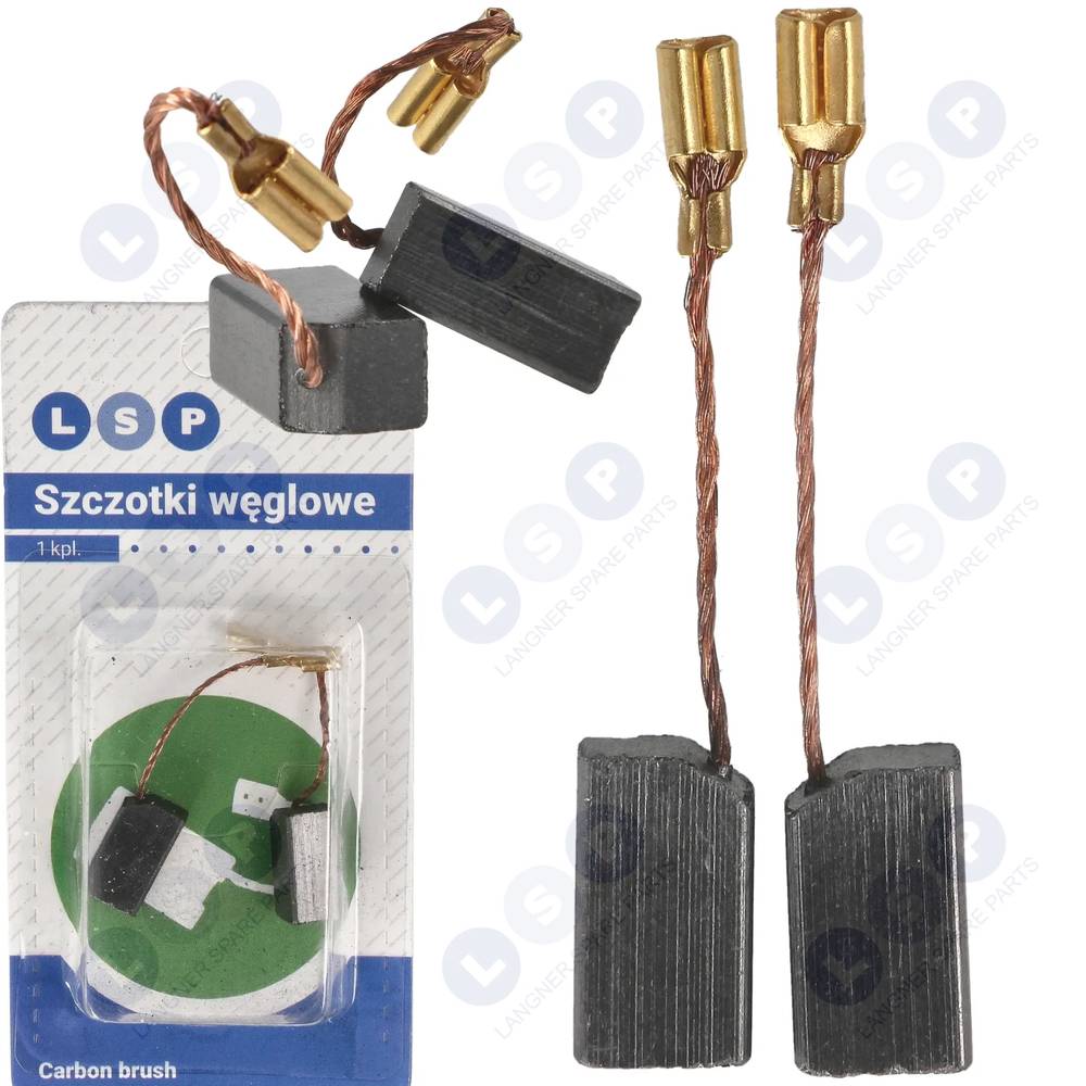 Uhlíkové kefy pre elektrické náradie 6,2x8x13,5mm univerzálne